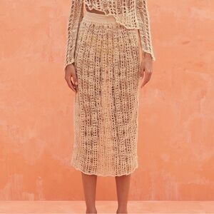 CULT GAIA Dawson Crochet Coverup Skirt